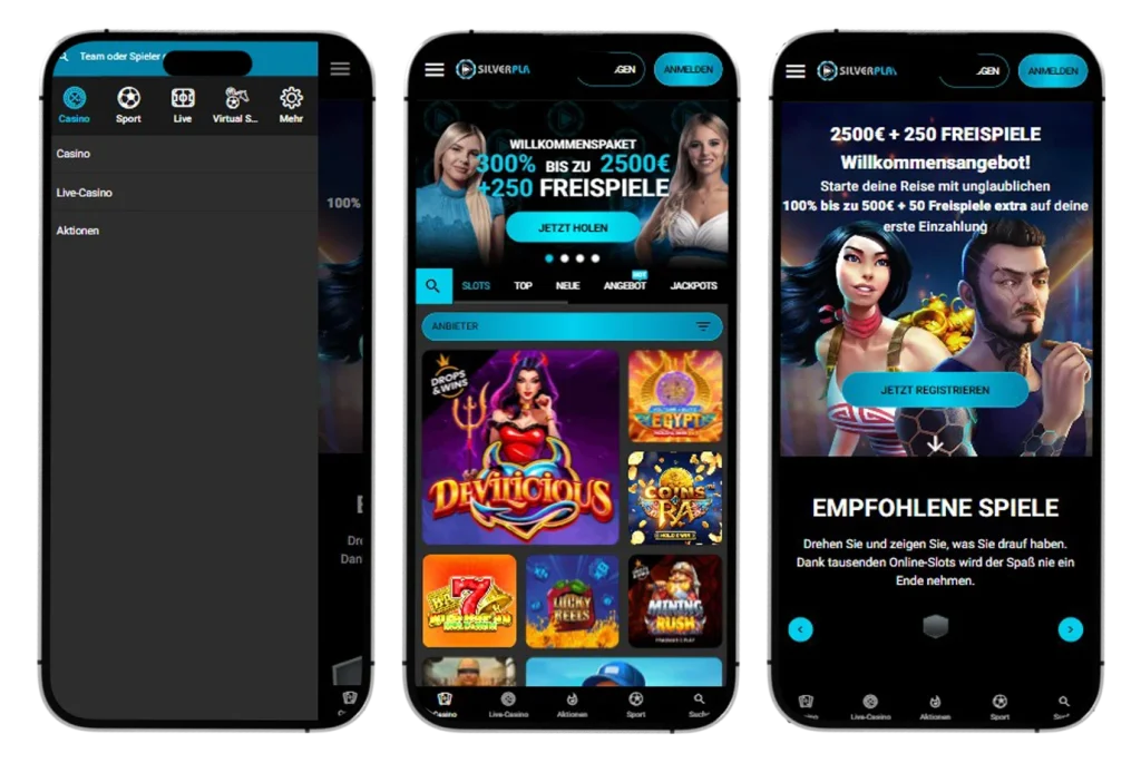 Silverplay Casino Mobile Version